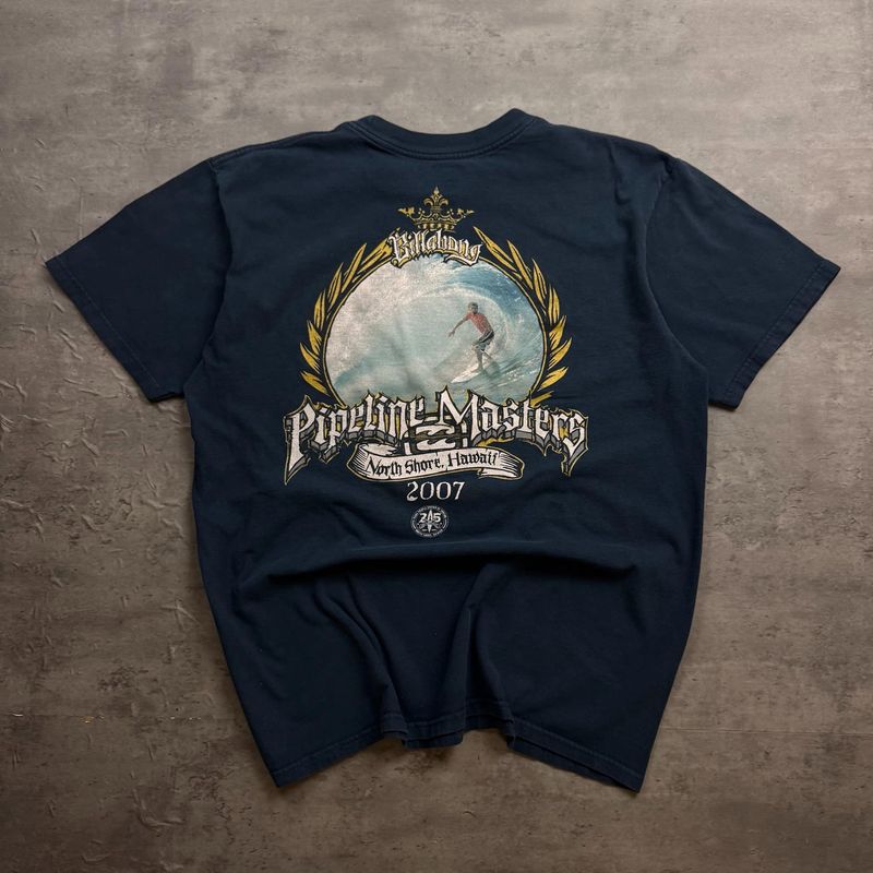 Black Billabong Surf Graphic T-shirt