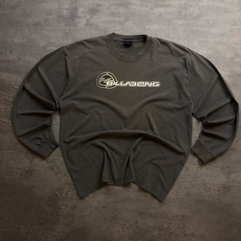 Dark Grey Billabong Longsleeve T-shirt