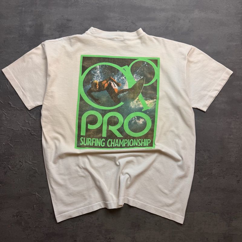 90s White Ocean Pacific Surf T-shirt