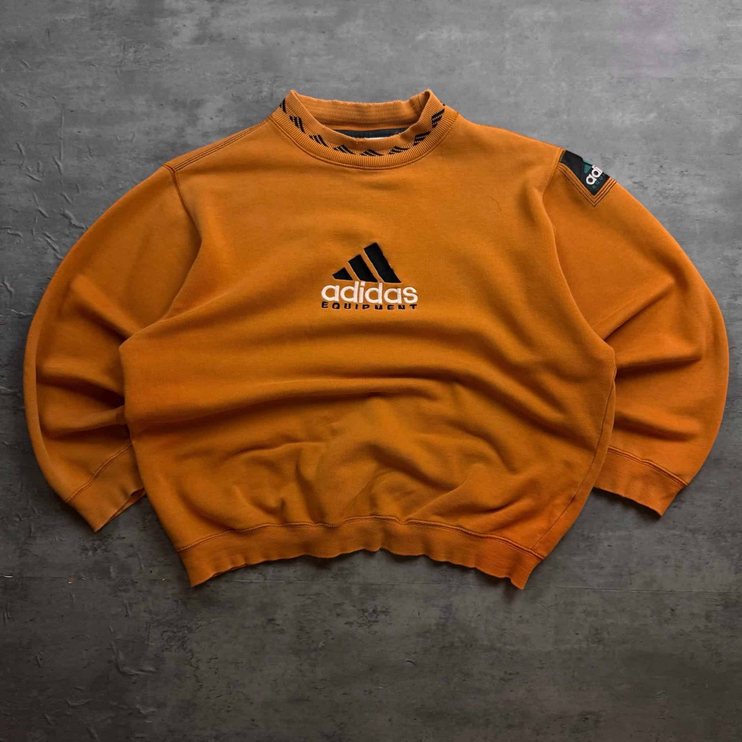 Orange Adidas Equipment Sweatshirt