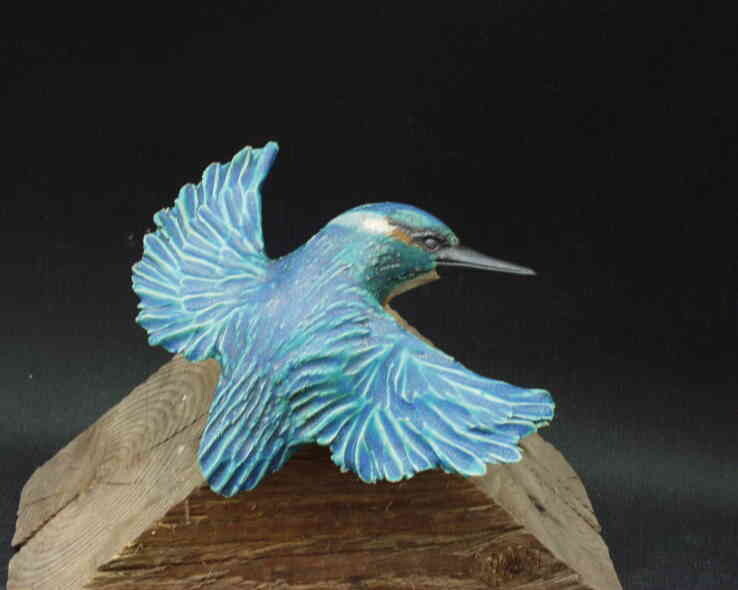 Eisvogel fliegend