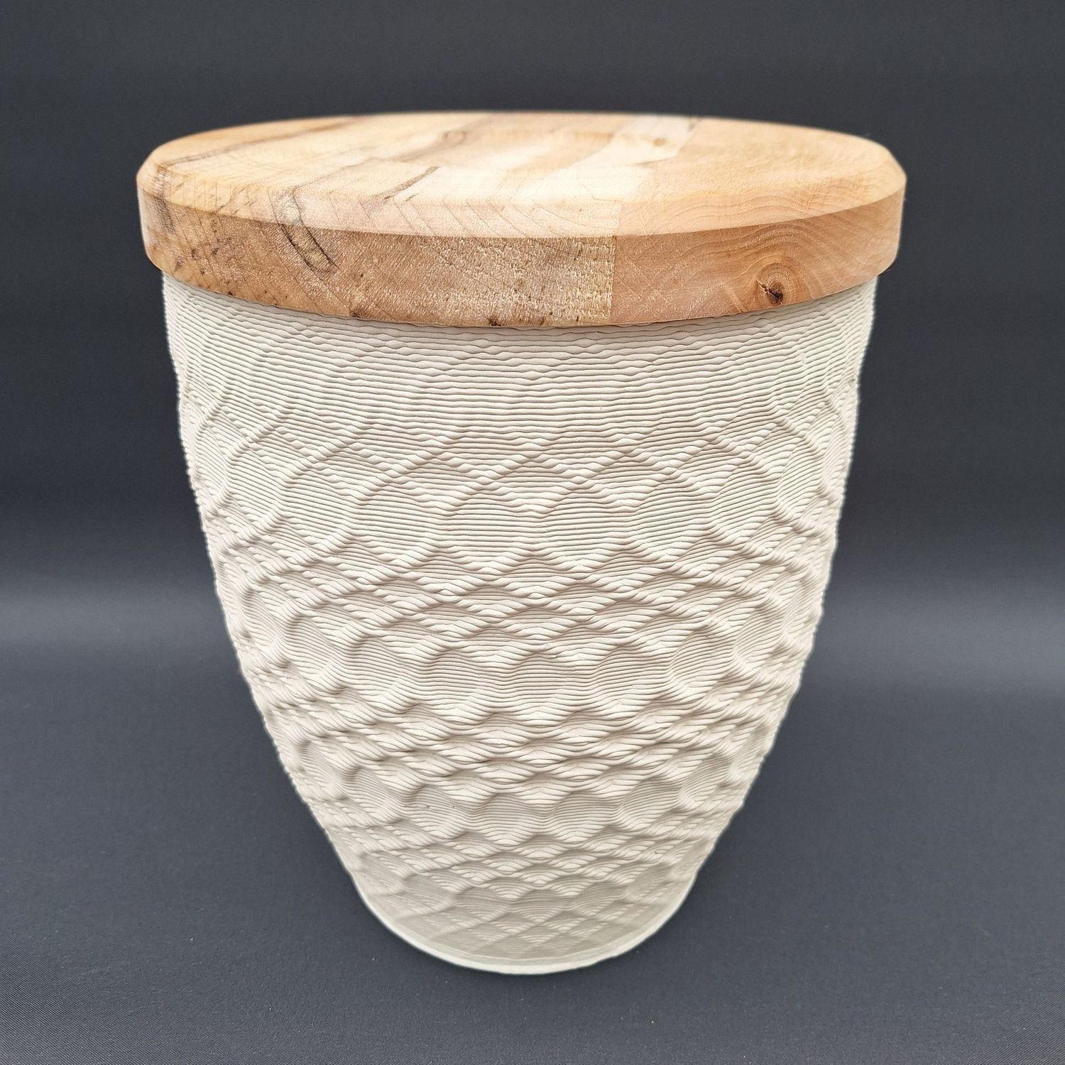 Humanurne BIO 3D-Druck Swing cremefarben