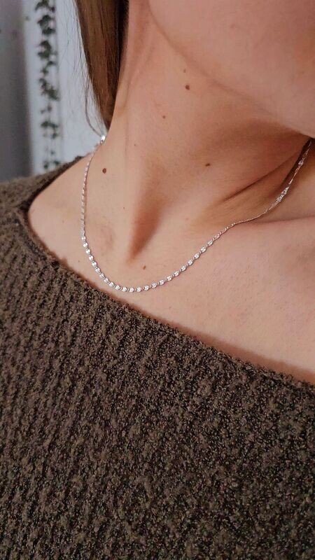 Silver Sunburst Chain