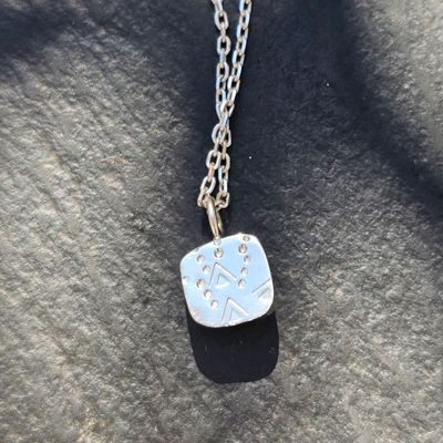 Moonstone Aztec Pendant