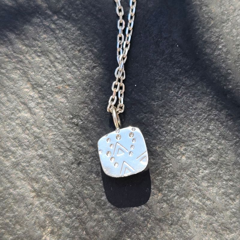 Moonstone Aztec Pendant