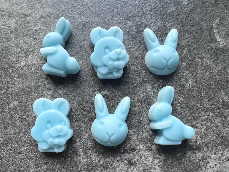 Lot de 6 fondants nacrés monoi