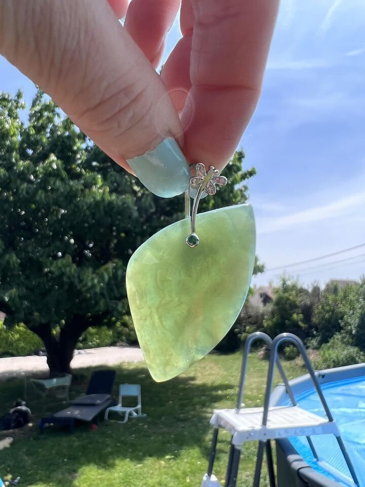 ​Pendentif en Aventurine verte