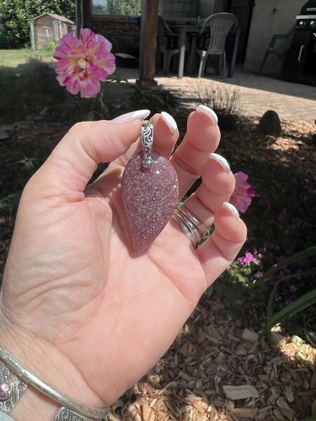 ​Pendentif en aventurine rouge