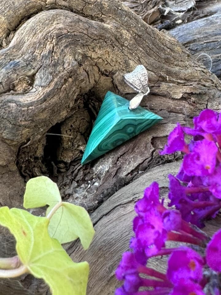 ​Pendentif en malachite
