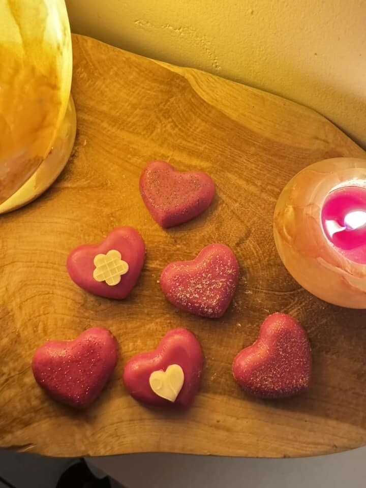 ​6fondants à la cire de soja naturelle parfum gâteau de Noël
