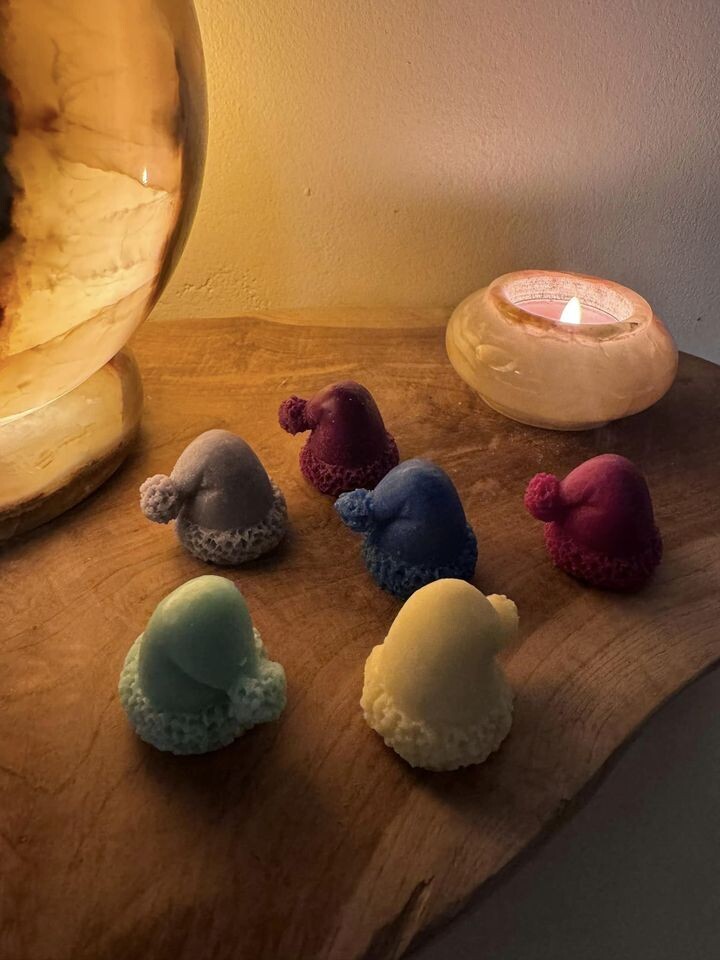 ​1 lot de 6 fondants à la cire de soja naturelle ,parfum de grasse