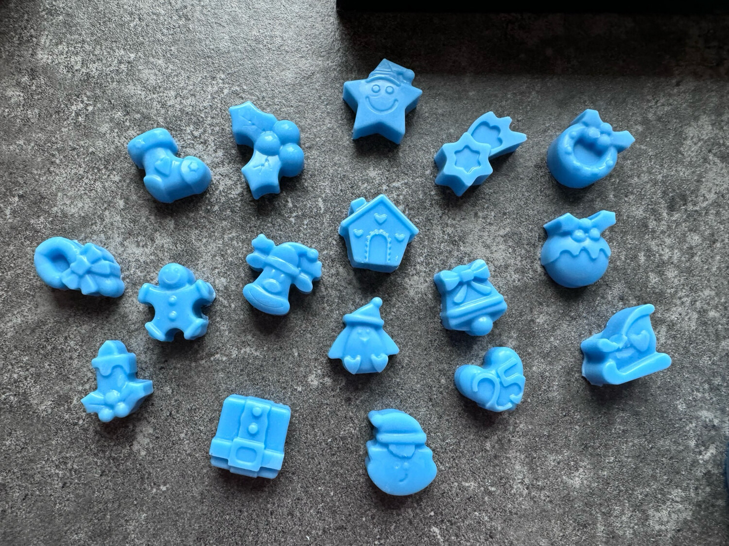Lot de 17 Fondants à la cire de soja naturelle Parfum de grasse poussière d étoiles