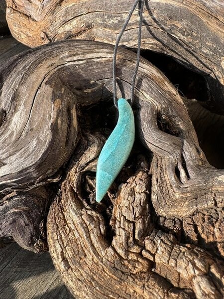 ​Pendentif en chrysocolle l