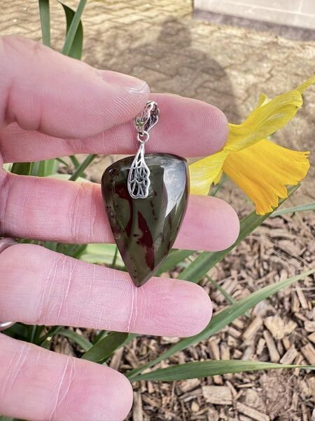 ​Pendentif en Jaspe Cherry Creek