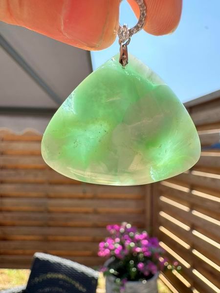 ​Pendentif en Hemimorphite