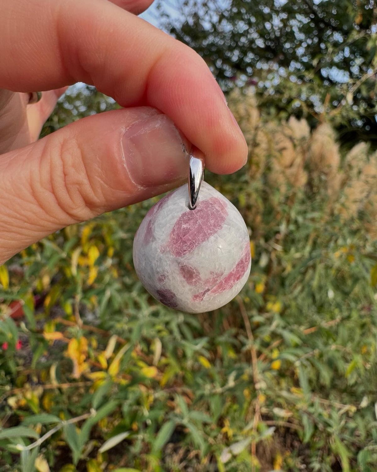 Pendentif en rubellite