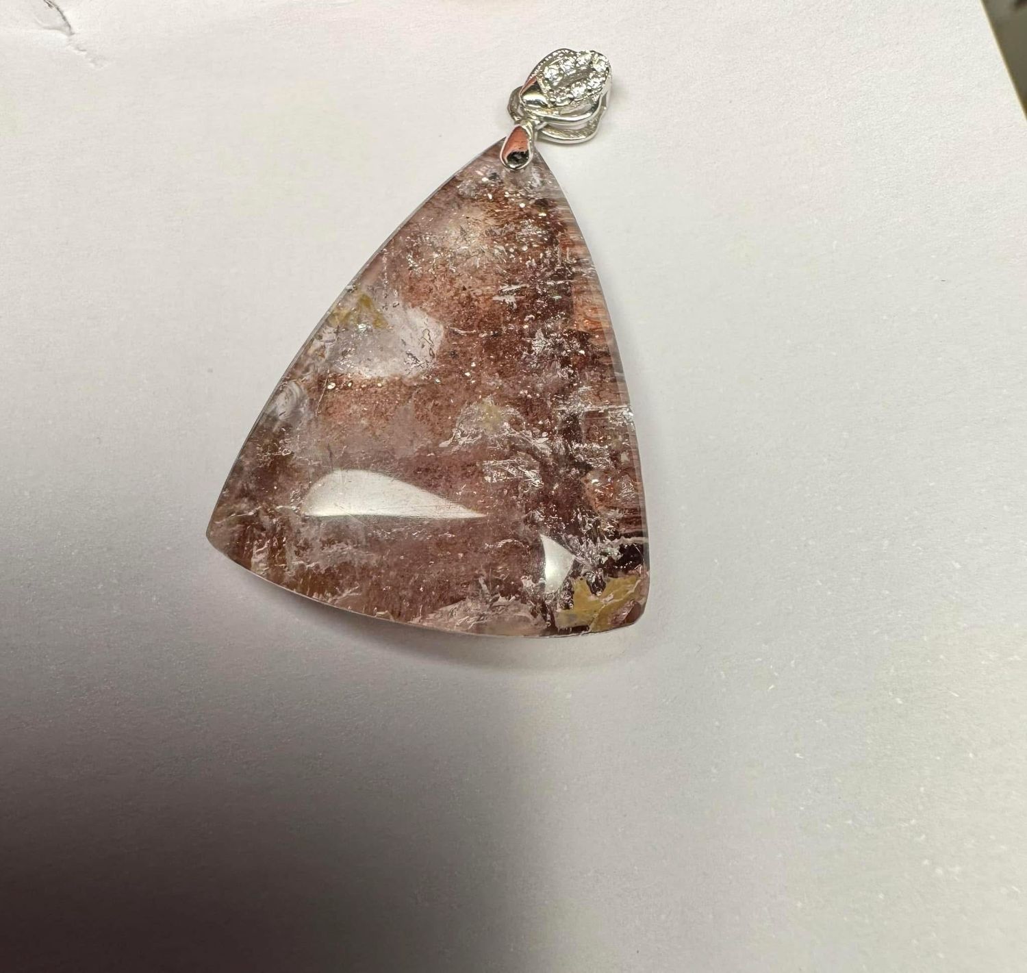 Pendentif  quartz lodolite