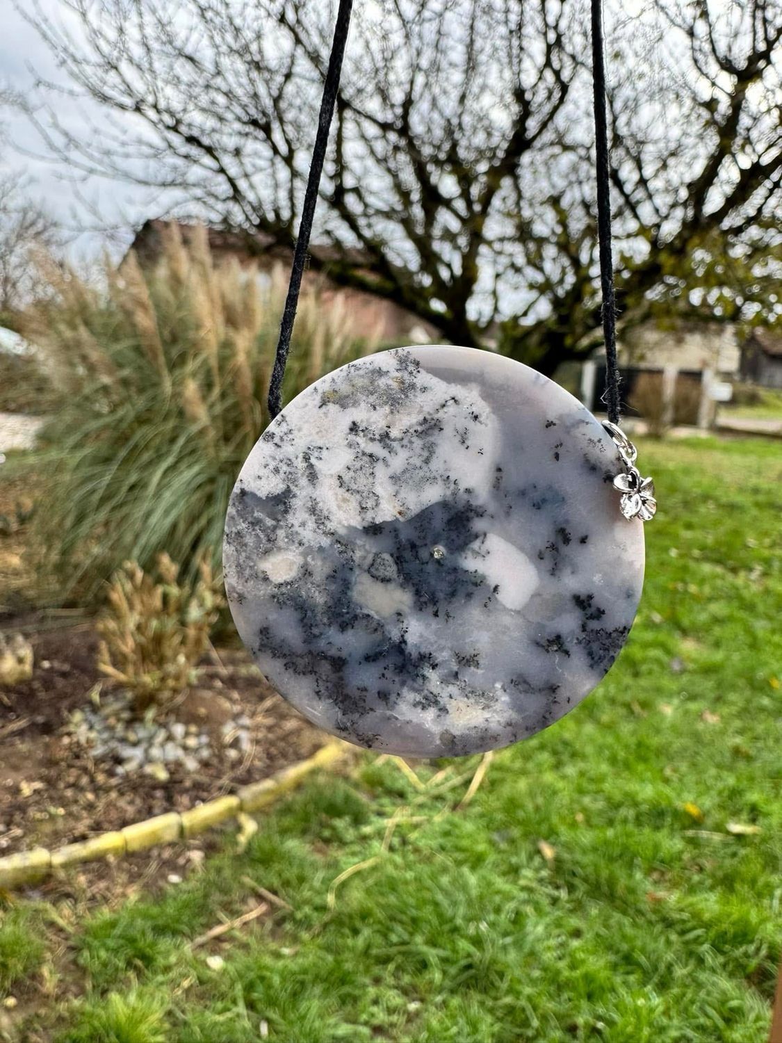 Pendentif en agate dendritique
