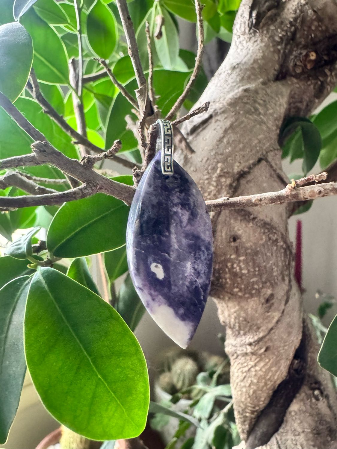 Pendentif en Tiffany stone