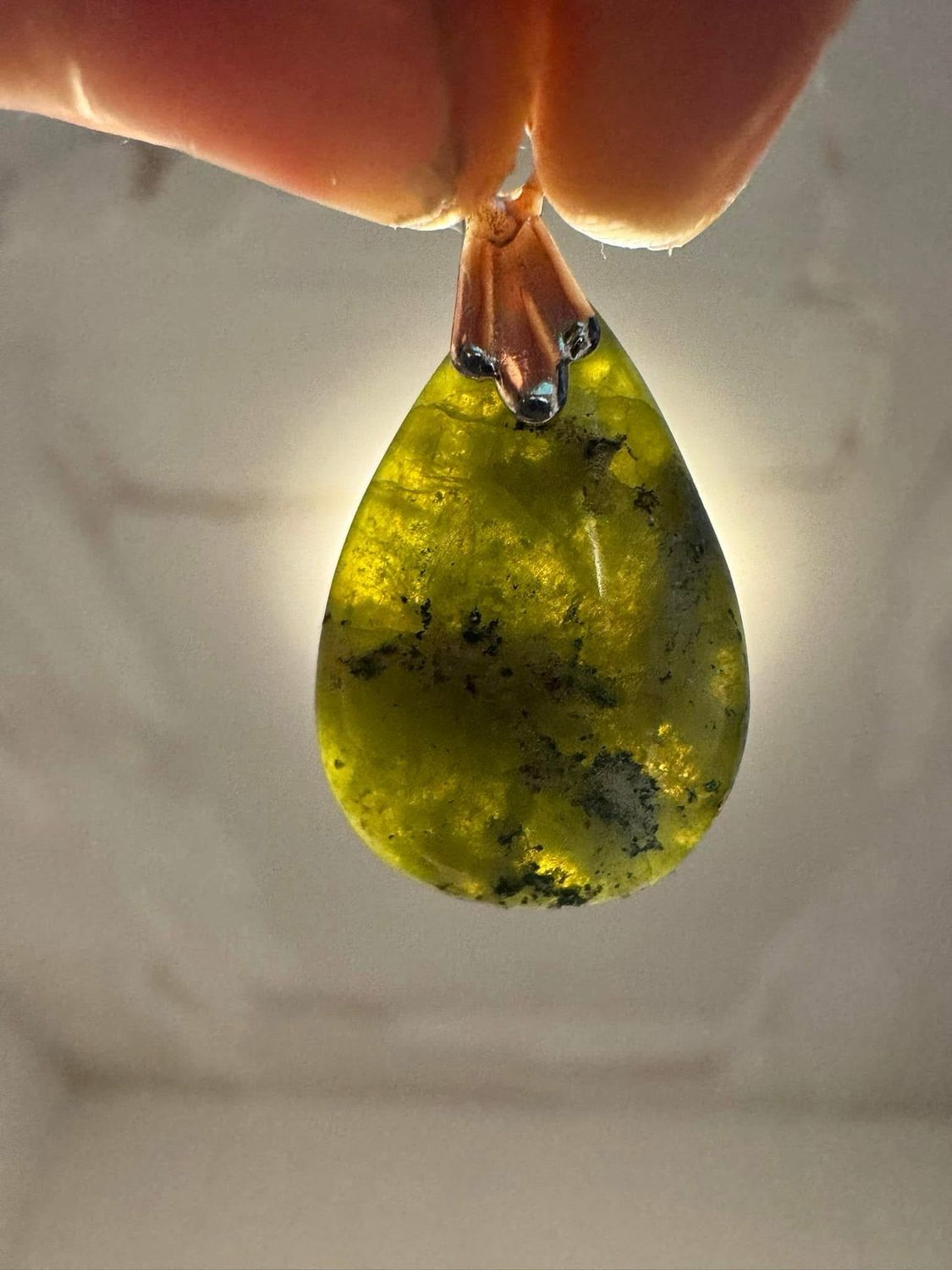 Pendentif en vessonite