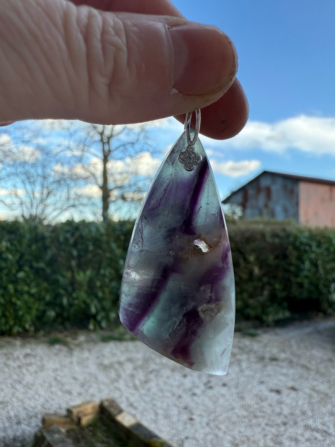 Pendentif en Fluorite