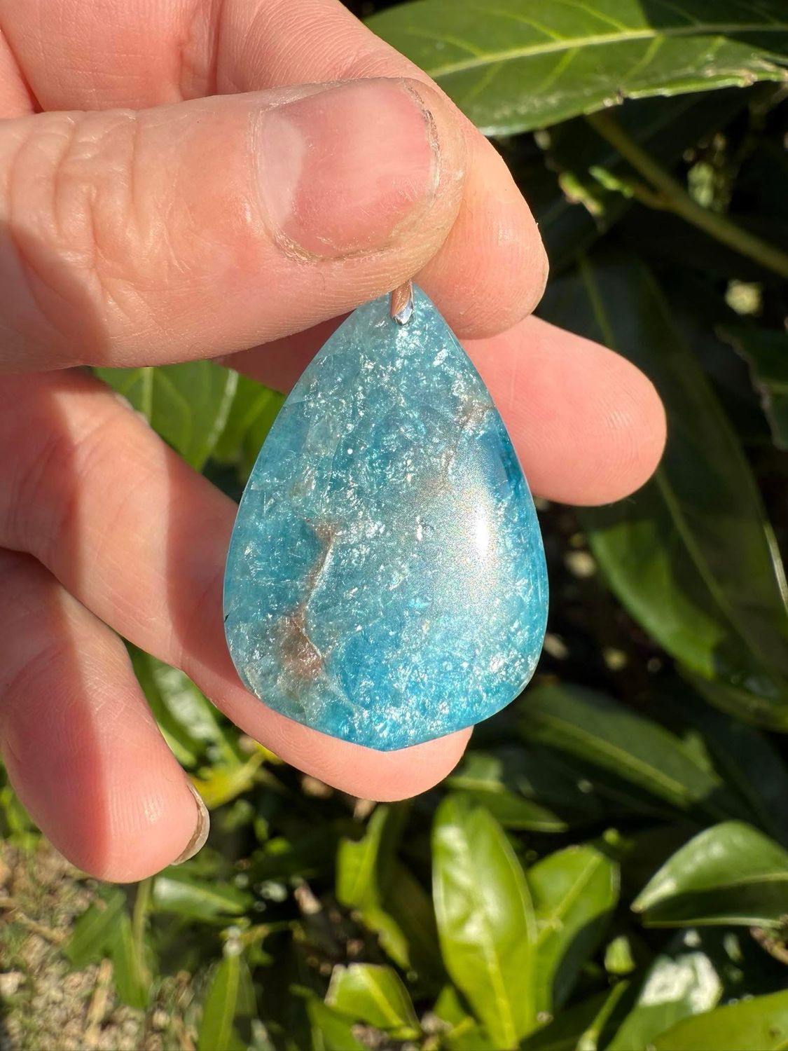 Pendentif en apatite du Brésil