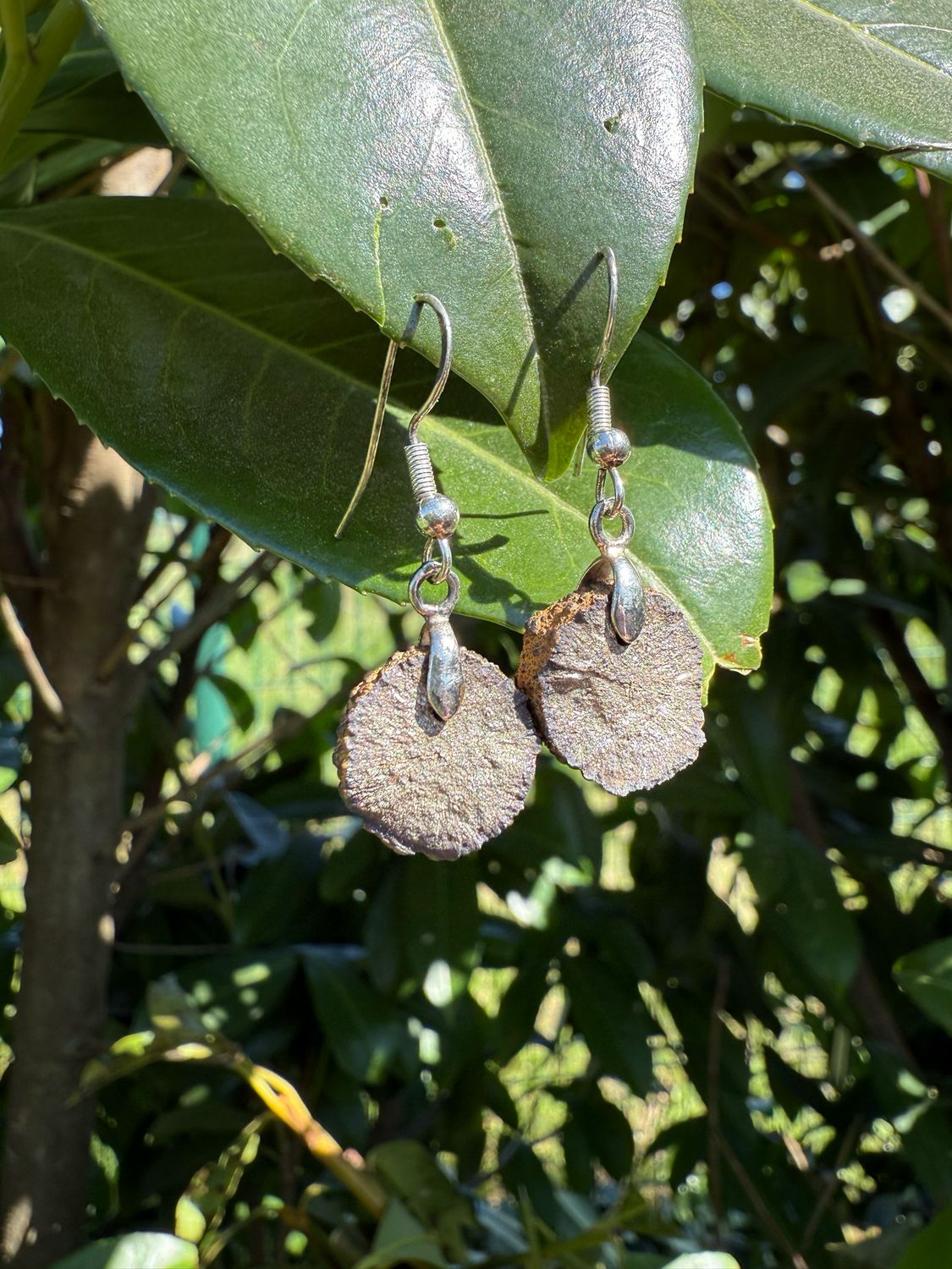 Boucles d oreilles en nodules de marcassite