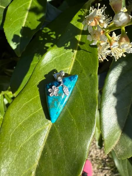 ​pendentif en chrysocolle d arizona
