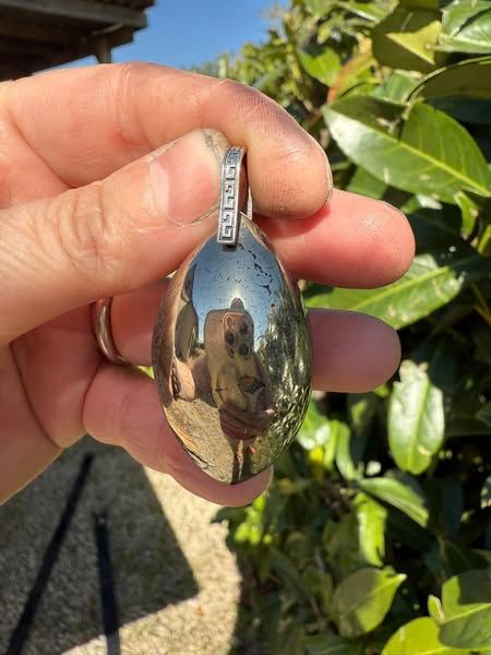 ​Pendentif en superbe marcassite de calais