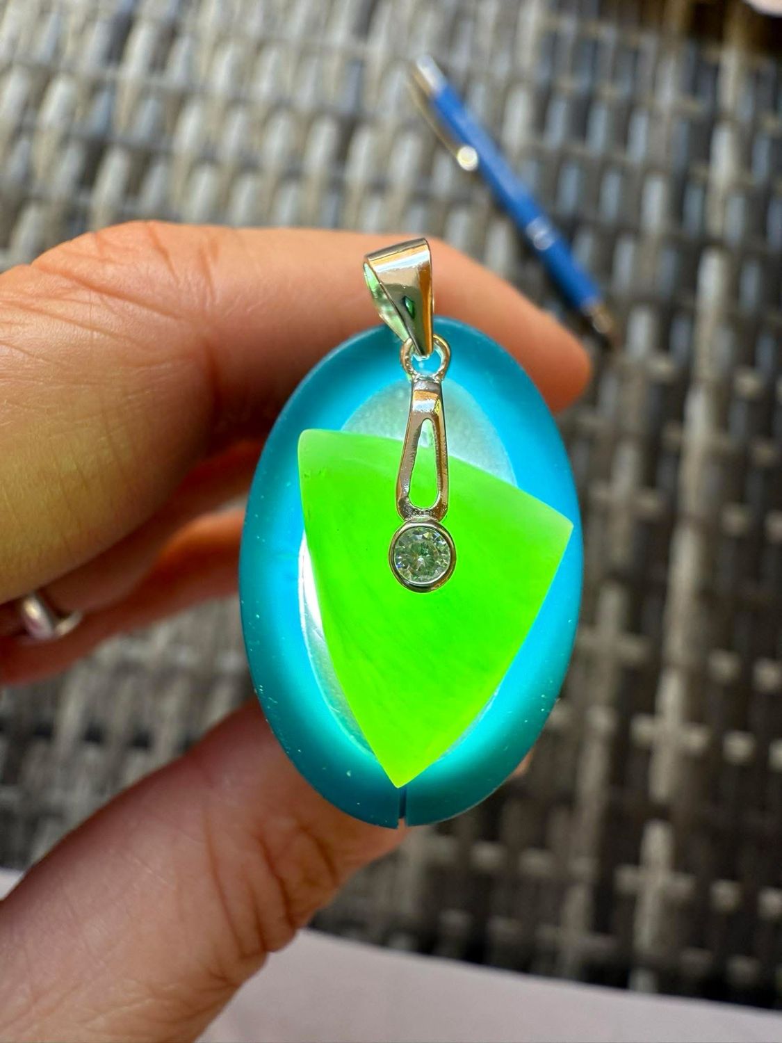 Pendentif en chrysocale