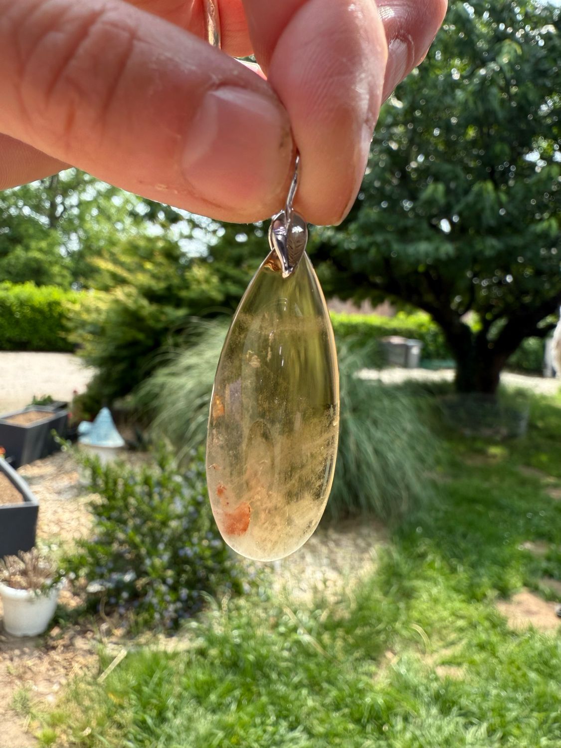 Pendentif en citrine