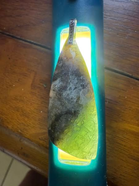 ​Pendentif en fluorite verte