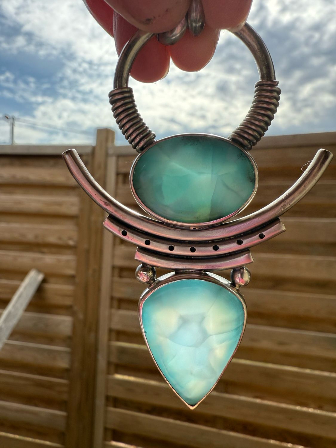 Pendentif en larimars