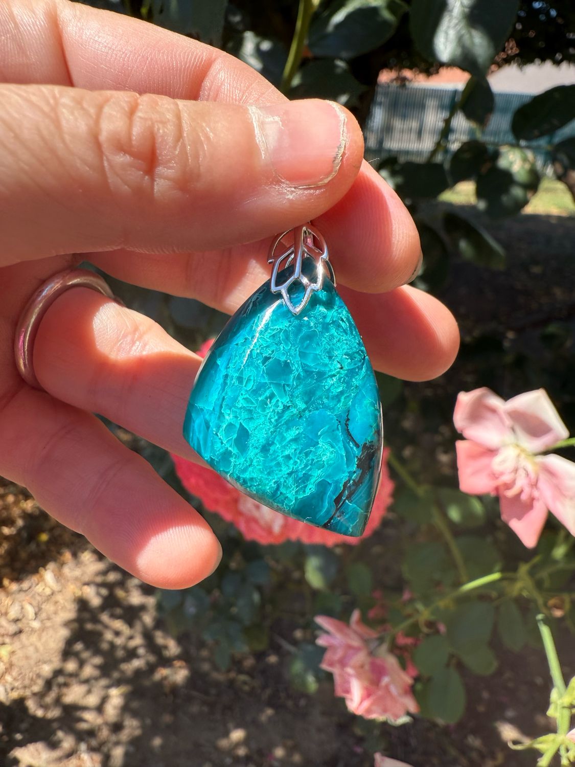 Pendentif en opale des Andes