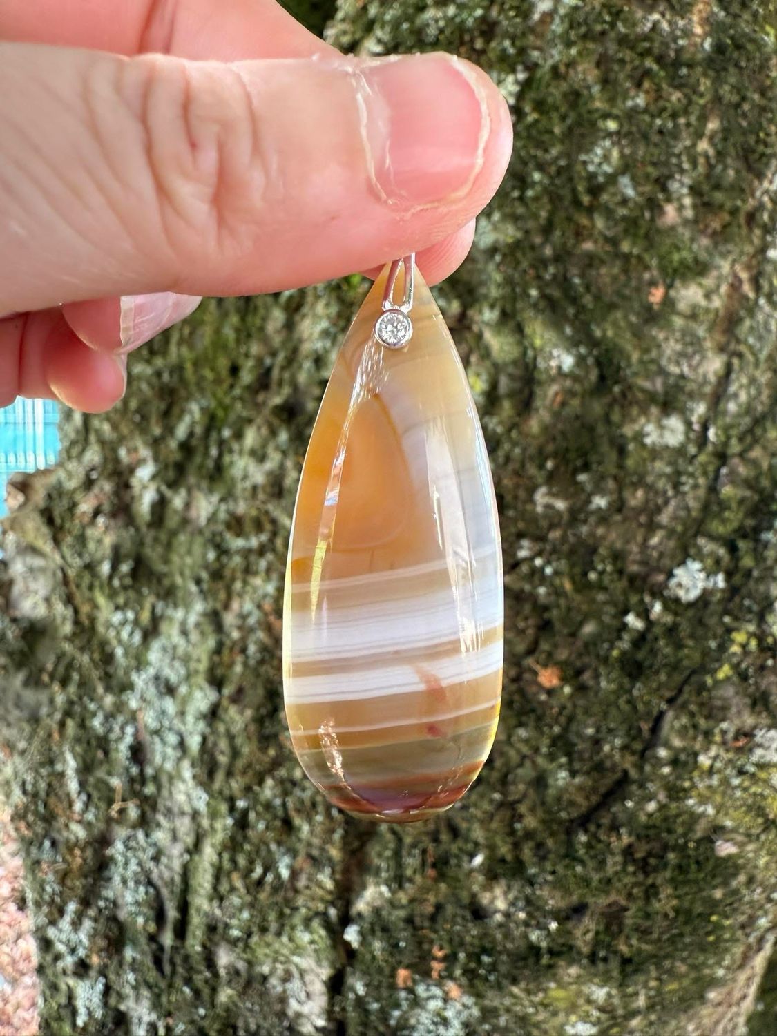 Pendentif en agate