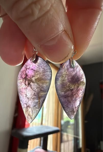 ​Boucles d oreilles en améthyste