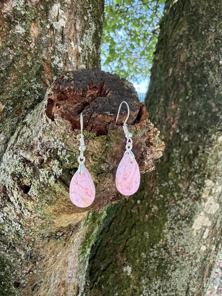 ​boucles d oreilles en phosphosiderite