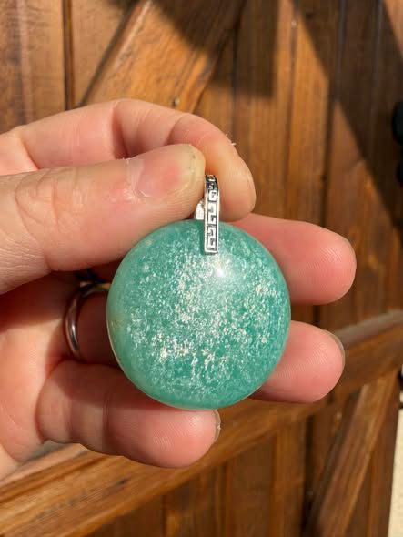 Pendentif en amazonite Pendentif en amazonite