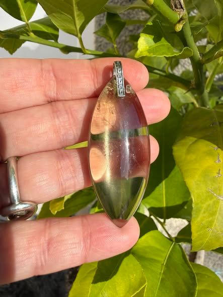 Pendentif en citrine fumée Pendentif en citrine fumée