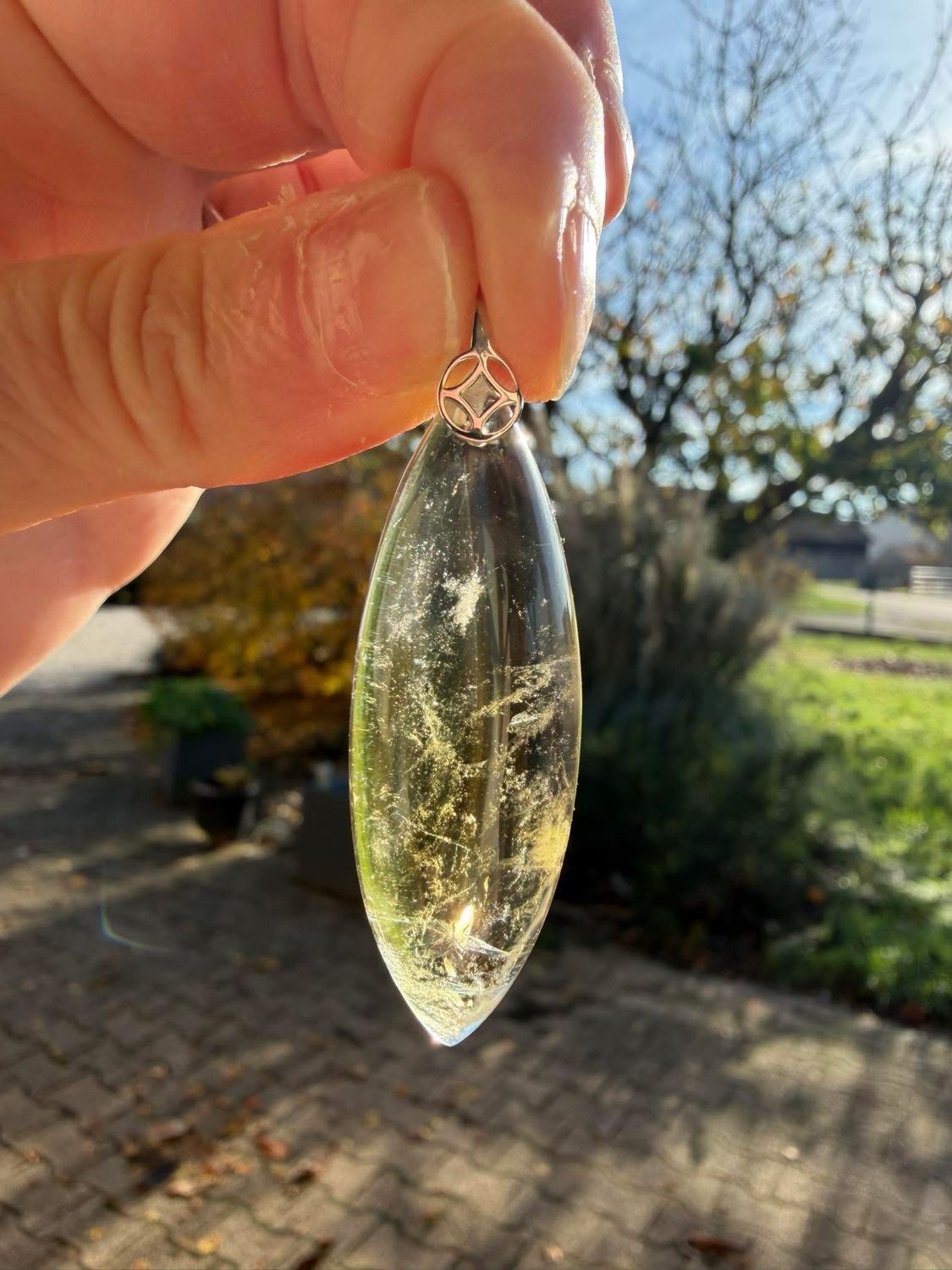 Pendentif en citrine Pendentif en citrine