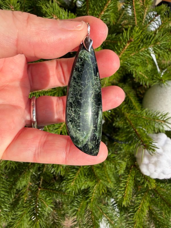 Pendentif en Diopside