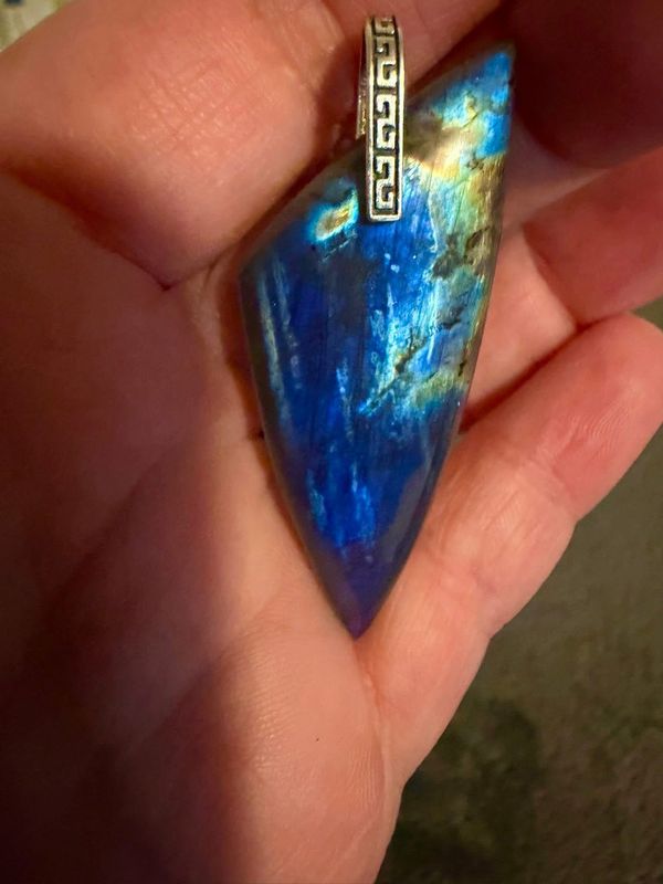 Pendentif en labradorite