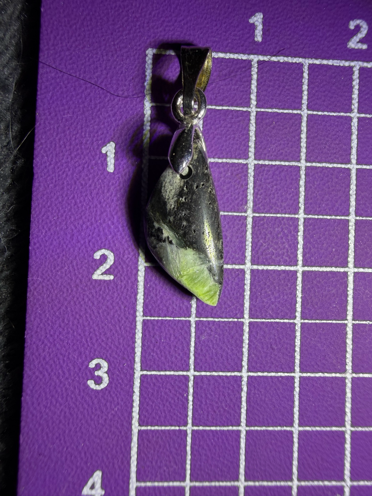 Pendentif en wavellite