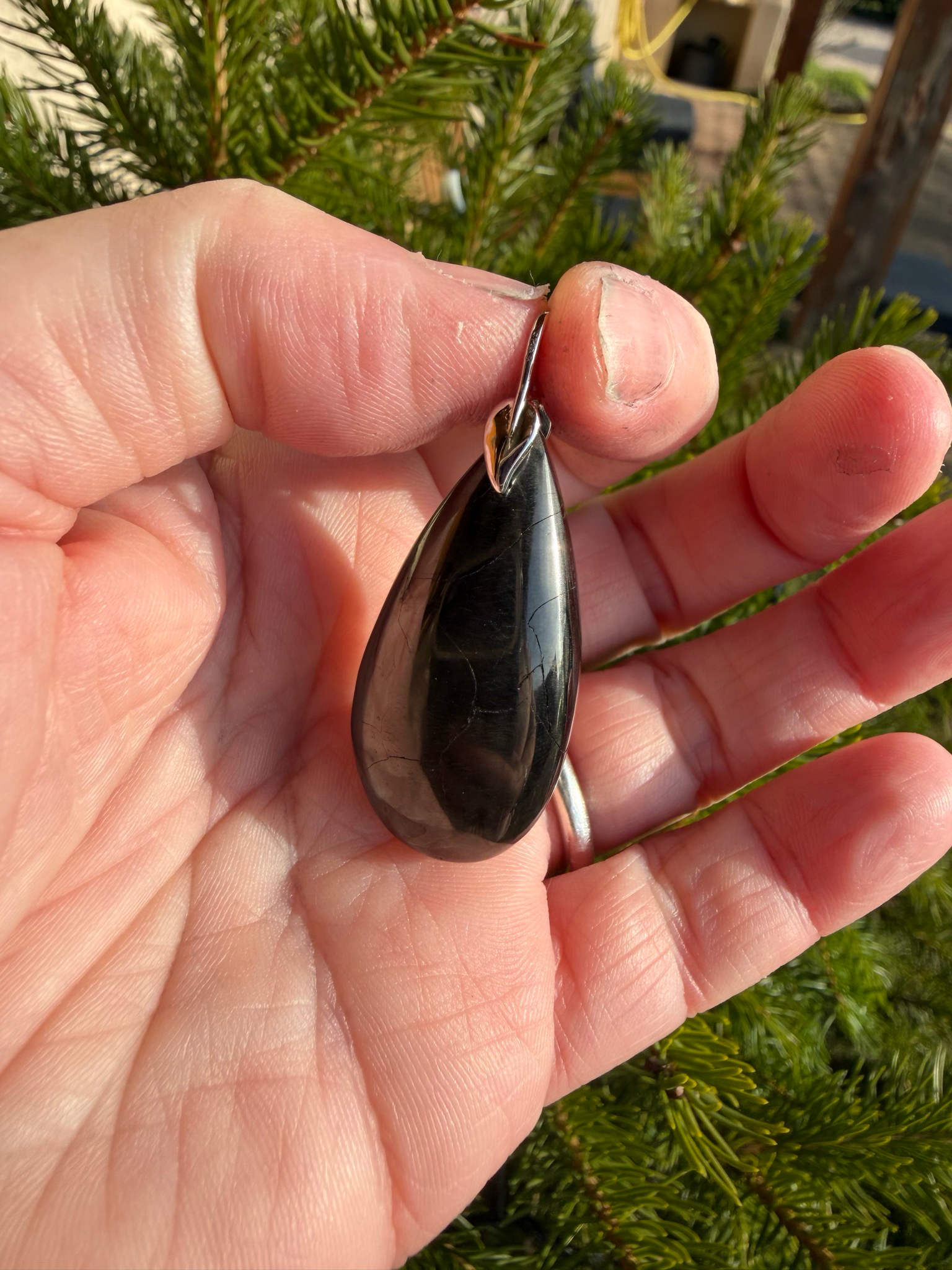 Pendentif en shungite