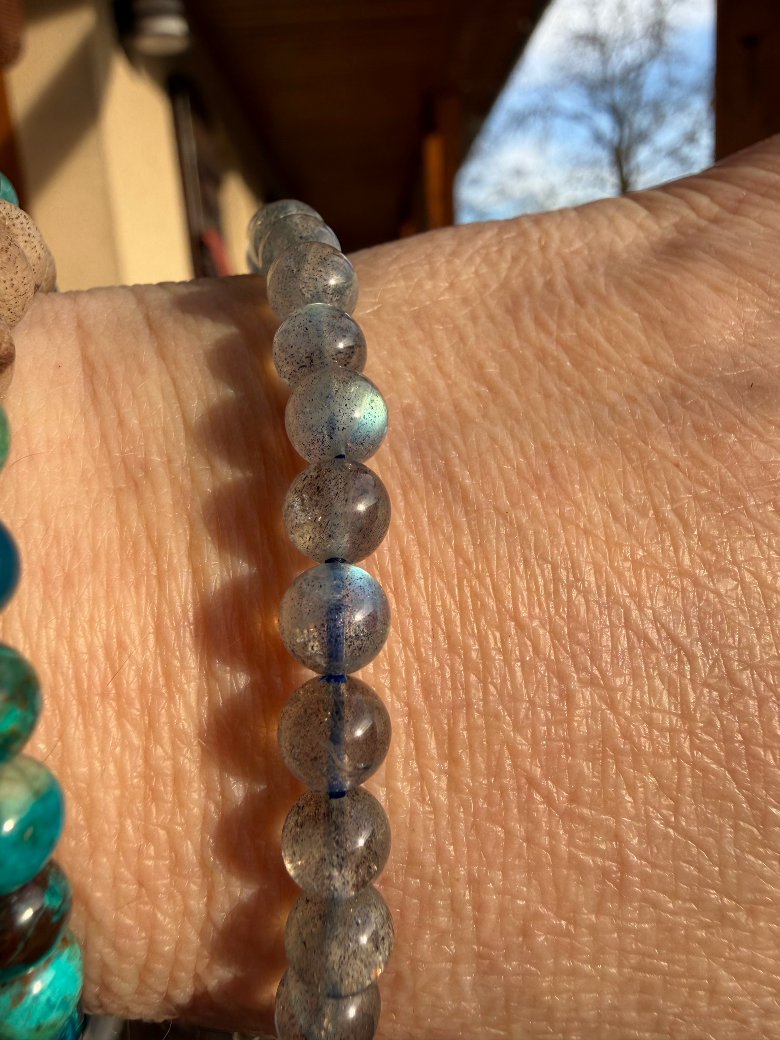 Bracelet en labradorite