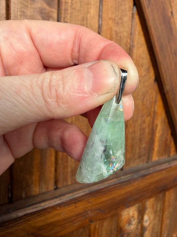 Pendentif en fluorite