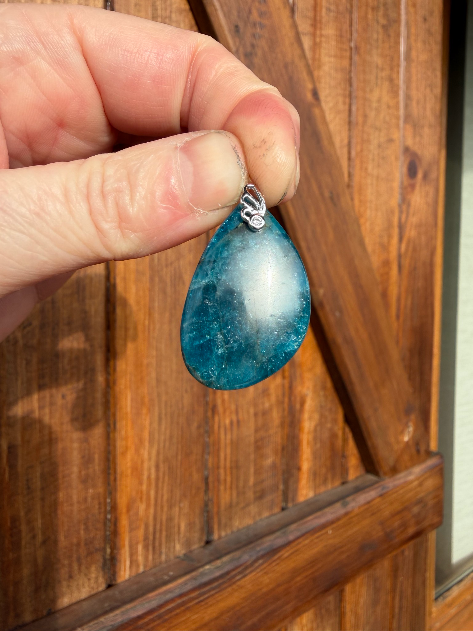 Pendentif en apatite