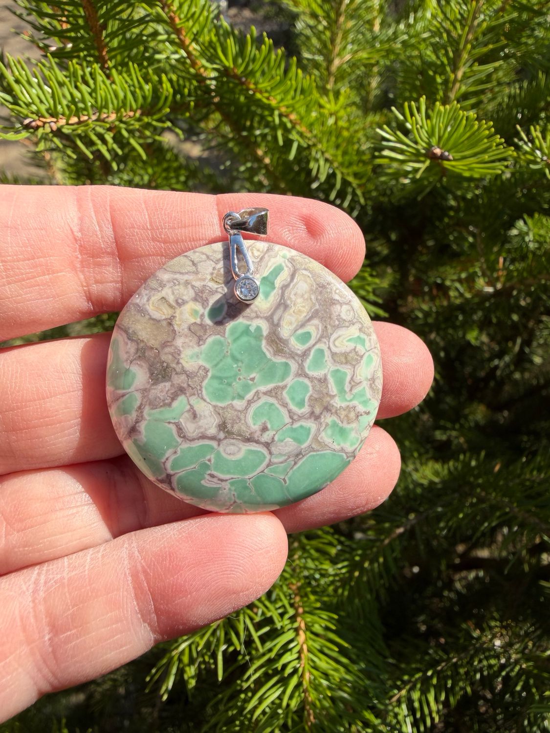 Pendentif en variscite