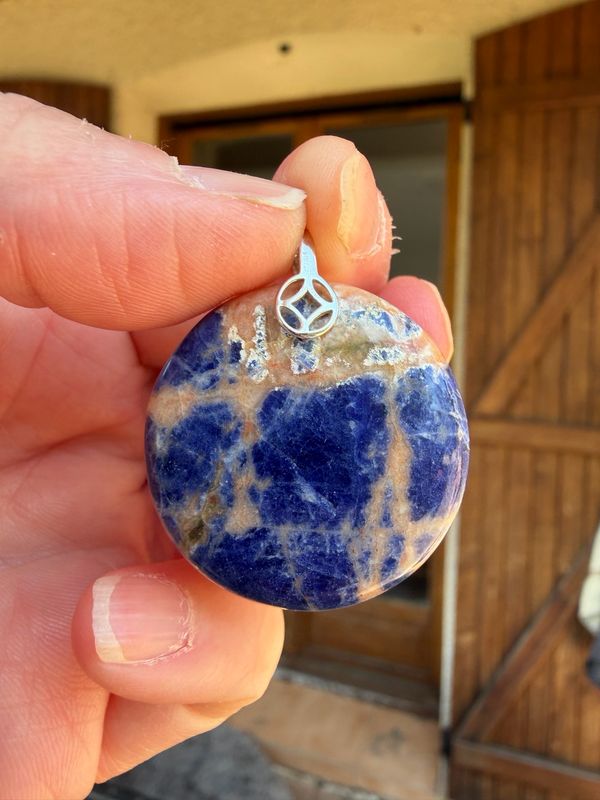 Pendentif en sodalite