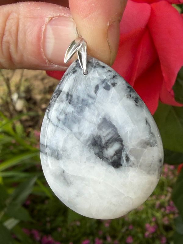 Pendentif en turquoise Buffalo White